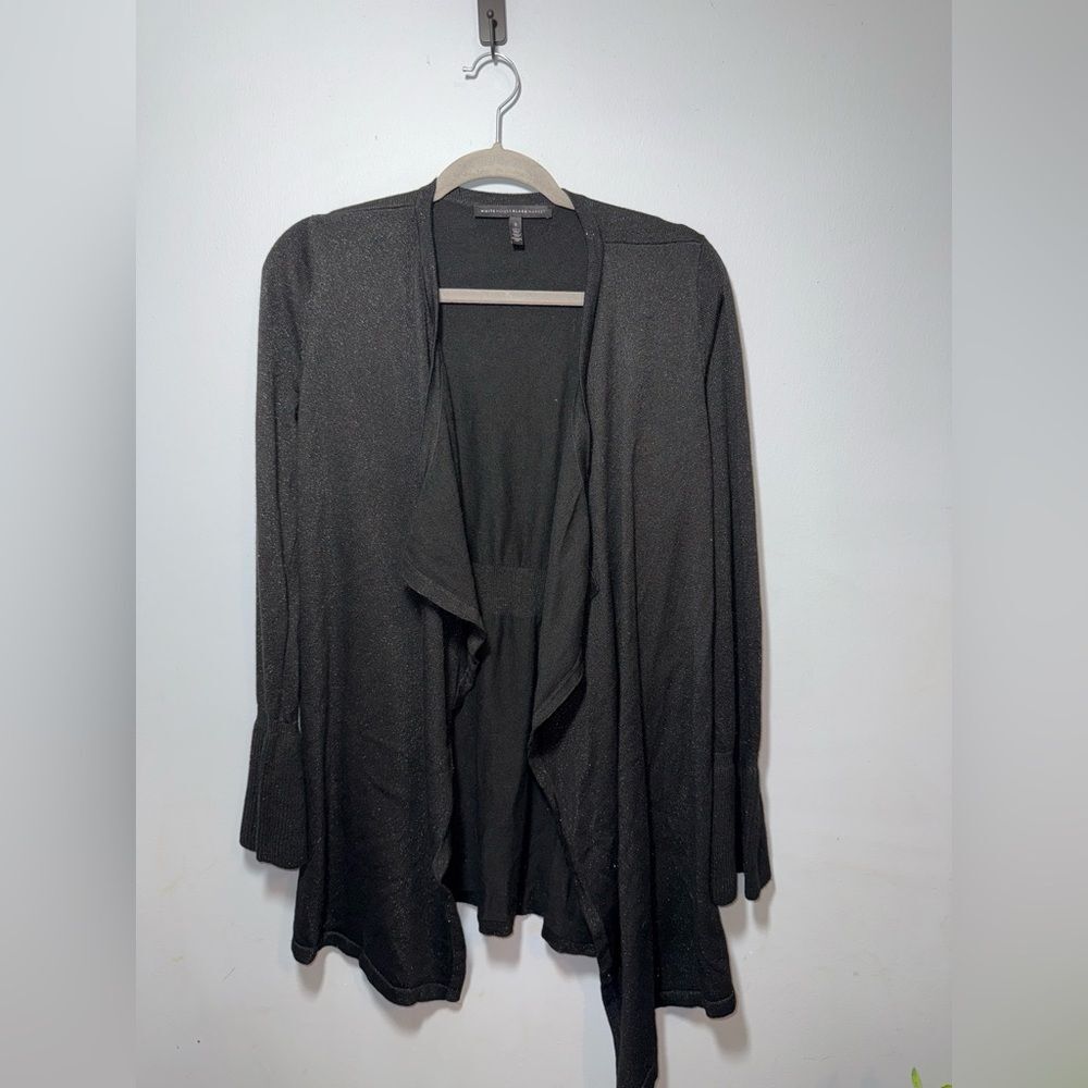 White House Black Market Women’s Cashmere blend Bell Sleeve Sparkly Sweater S